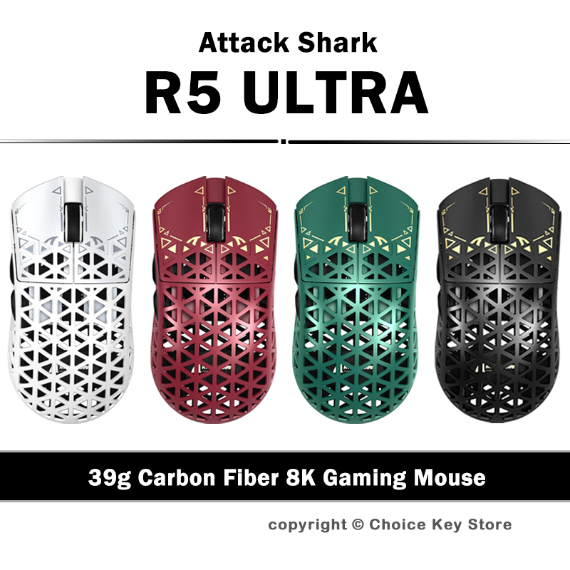 ATTACK SHARK R5 Ultra Draadloz - Logitech Mouse G Pro X Superlight recensie en prijs